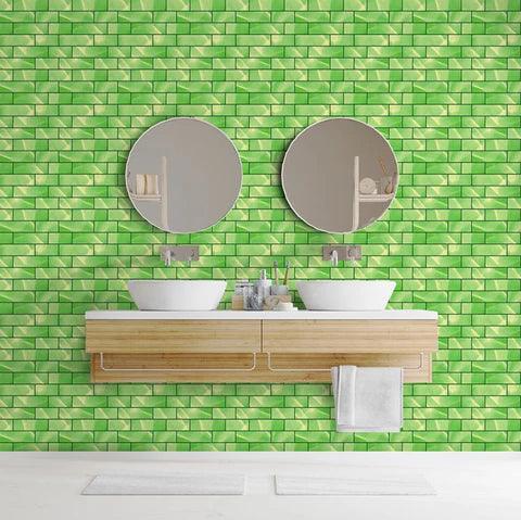 Vibrant and Vivacious Lime Green in Your Home with Mosaicowall