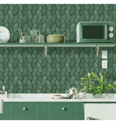 The Sage Green Peel And Stick Wall Tile | Kitchen Backsplash Tiles | Self Adhesive Tiles For Home Décor