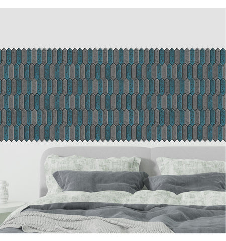 Long Hexagon Peel and Stick Wall Tile | Kitchen Backsplash Tiles | Self Adhesive Tiles For Home Decor