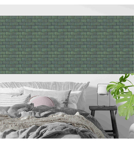 Sage Green Subway Peel and Stick Wall Tile | Kitchen Backsplash Tiles | Self Adhesive Tiles For Home Decor