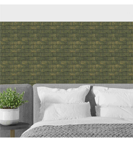 Green Peel and Stick Wall Tile | Kitchen Backsplash Tiles | Self Adhesive Tiles For Home Decor