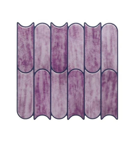 3D African Violet Peel & Stick Tile