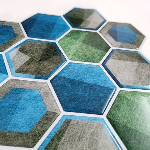 Geometric abstract Peel and Stick Wall Tile | Kitchen Backsplash Tiles