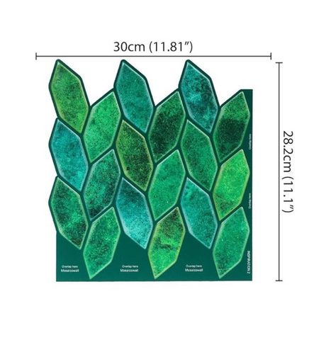 Peel and Stick Backsplash for Kitchen, 3D Self Adhesive Tiles