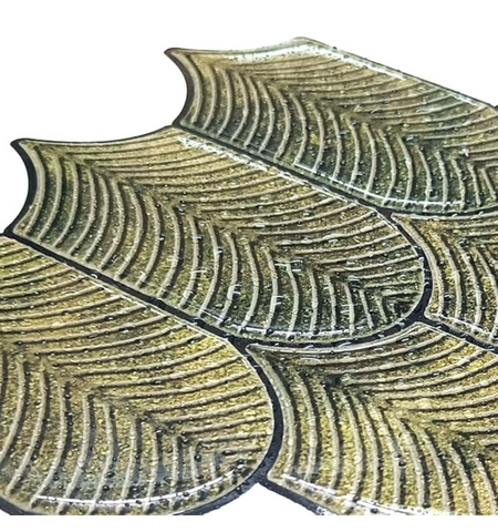 3D Peel and Stick Olive Green Tiles | self Adhesive Peel & Stick Backsplash tiles