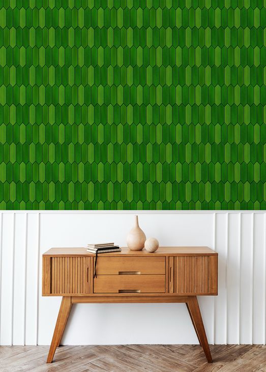 3D Peel and Stick Green Tiles | self Adhesive Peel & Stick Backsplash tiles for Home Décor