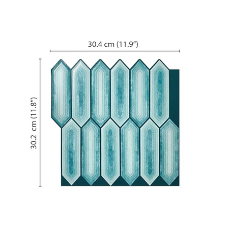 Peel & Stick Backsplash Self Adhesive 3D Wall Tiles