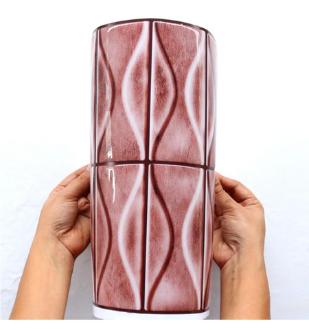 Dusty Rose 5 Piece Peel and Stick Kitchen Backsplash Tile