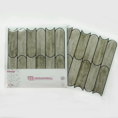 Sage Green Bullet Tile Peel and Stick Tile