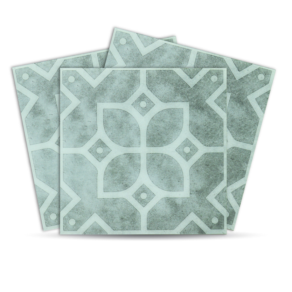 Portuguese Peel and Stick Floor Tiles - Self Adhesive PU Tile Stickers