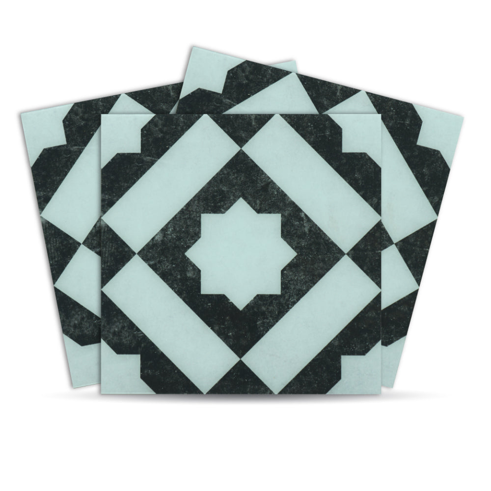 European Peel and Stick Floor Tiles - Self Adhesive PU Tile Stickers