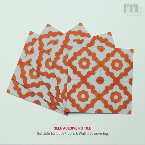 Portuguese Peel and Stick Floor Tiles - Self Adhesive PU Tile Stickers