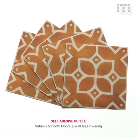 Portuguese Peel and Stick Floor Tiles - Self Adhesive PU Tile Stickers