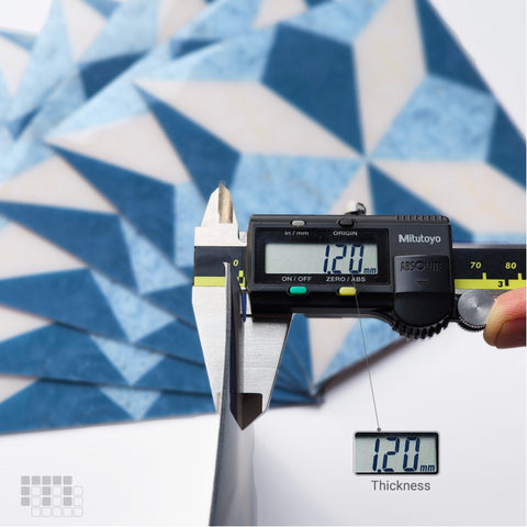 Geometric Peel and Stick Floor Tiles - Self Adhesive PU Tile Stickers