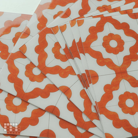 Portuguese Peel and Stick Floor Tiles - Self Adhesive PU Tile Stickers