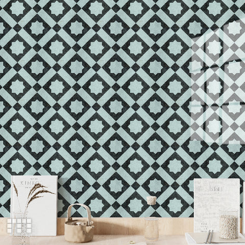 European Peel and Stick Floor Tiles - Self Adhesive PU Tile Stickers