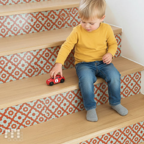 Portuguese Peel and Stick Floor Tiles - Self Adhesive PU Tile Stickers