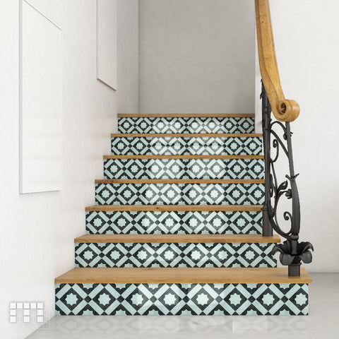 European Peel and Stick Floor Tiles - Self Adhesive PU Tile Stickers