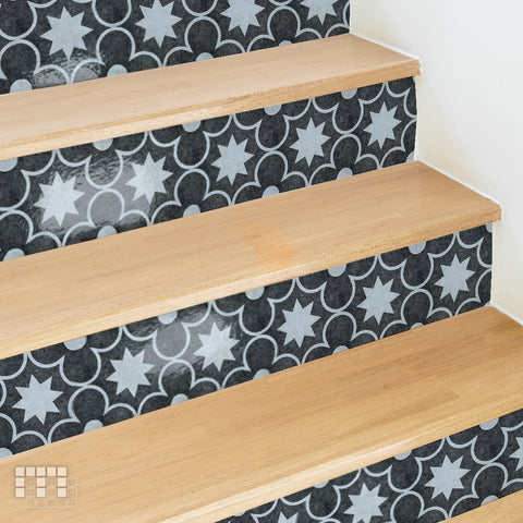 Moroccan Peel and Stick Floor Tiles - Self Adhesive PU Tile Stickers