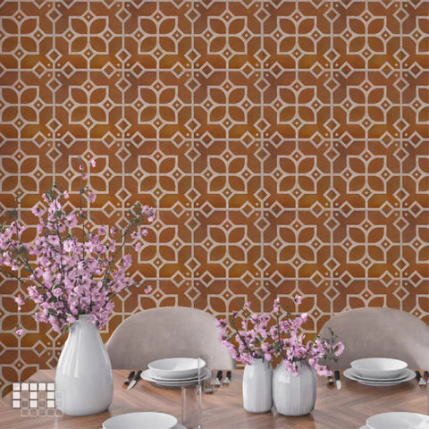 Portuguese Peel and Stick Floor Tiles - Self Adhesive PU Tile Stickers