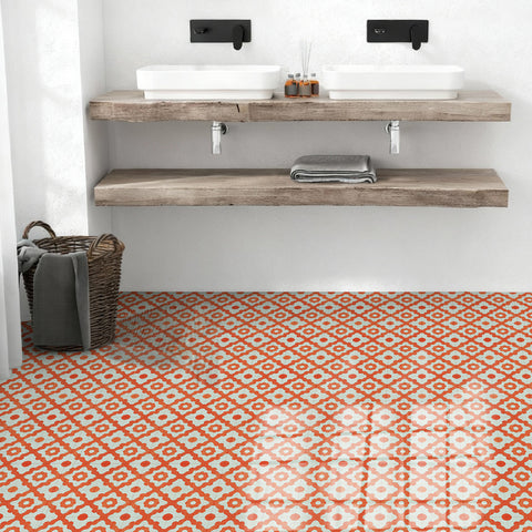 Portuguese Peel and Stick Floor Tiles - Self Adhesive PU Tile Stickers