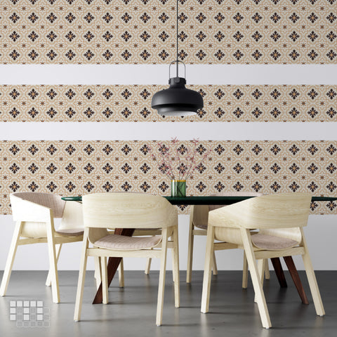 Classic Peel and Stick Floor Tiles - Self Adhesive PU Tile Stickers