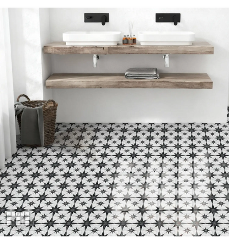 Anti-Slip Peel and Stick Floor Tile | Abrasion-Proof PU