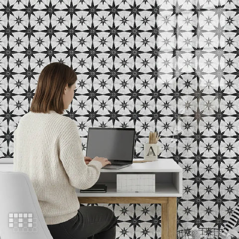 Turkish Peel and Stick Floor Tiles - Self Adhesive PU Tile Stickers