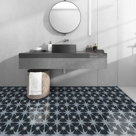 Turkish Peel and Stick Floor Tiles - Self Adhesive PU Tile Stickers