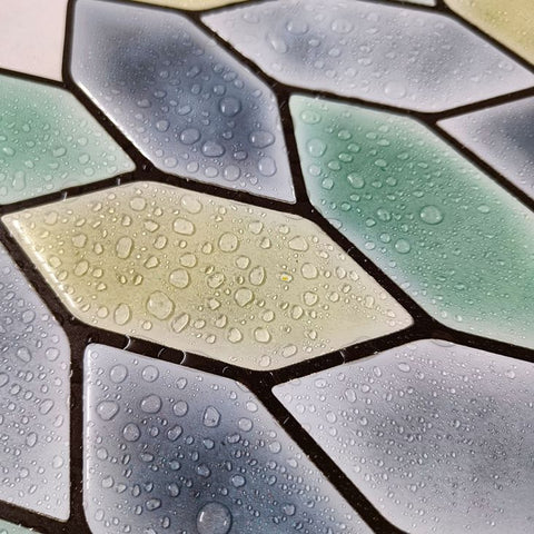 Mosaicowall Pestal Peel and Stick Wall Tile | Kitchen Backsplash Tiles
