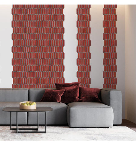 Long Hexagon Grunge Peel And Stick Wall Tile | Backsplash Tiles | Self Adhesive Tiles For Home Décor