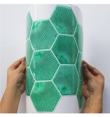 Peel and Stick Backsplash Self Adhesive Hexagon Tiles