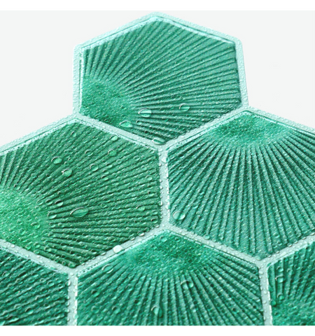 Peel and Stick Backsplash Self Adhesive Hexagon Tiles