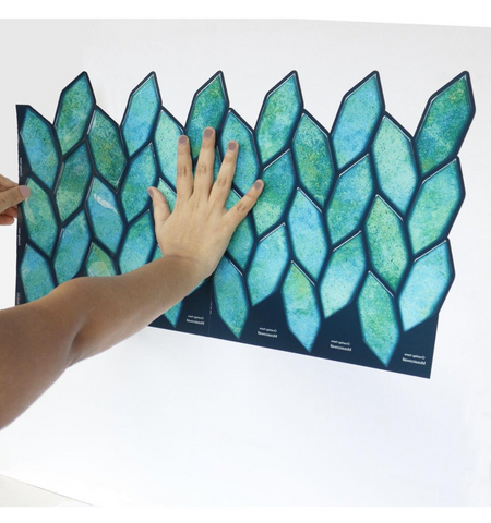 Peel and Stick Self Adhesive Removable Stick on Kitchen Backsplash 3D Wall Tiles
