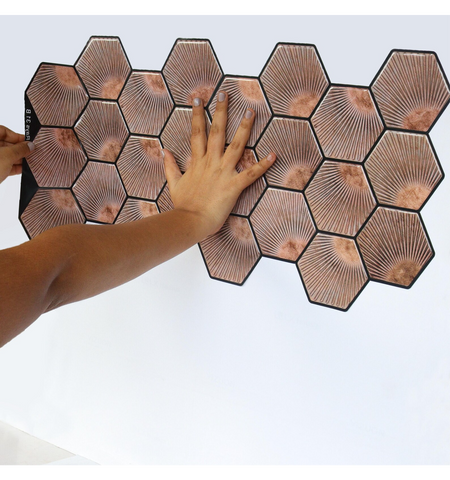 Peel & Stick Backsplash Self Adhesive 3D Wall Tiles