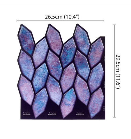 3D Peel and Stick Tiles