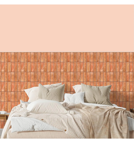 Orange Kitchen Decor 3D Peel and Stick Backsplash Tiles
