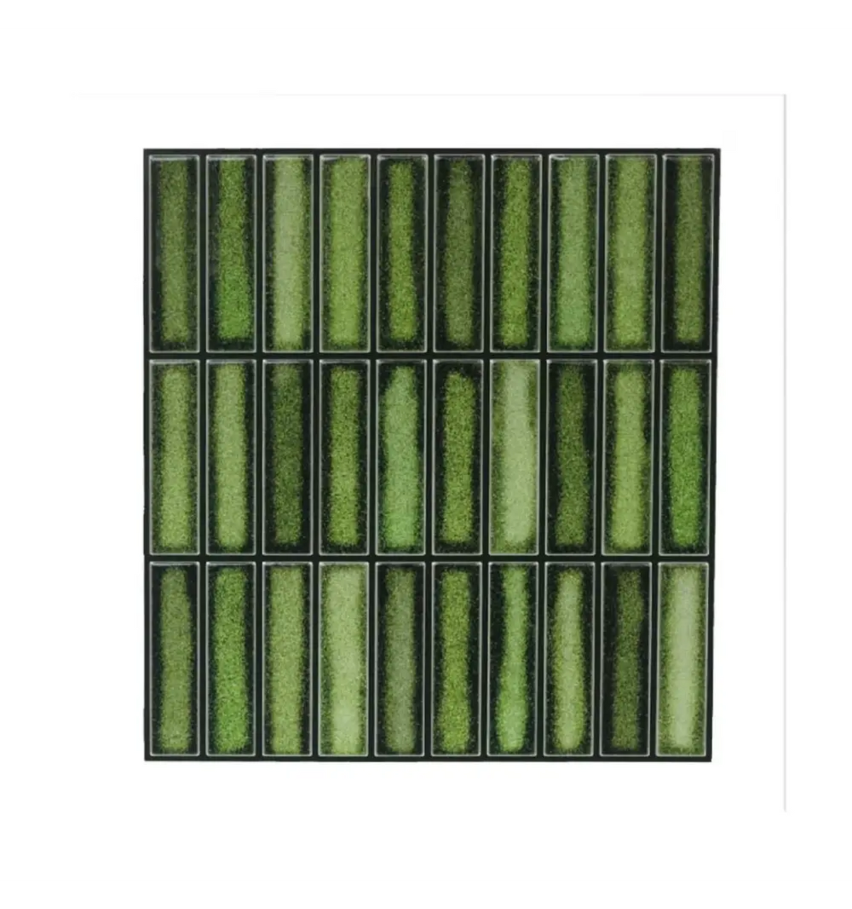 Green Peel and Stick 3D Wall Tile: Self-Adhesive Backsplash