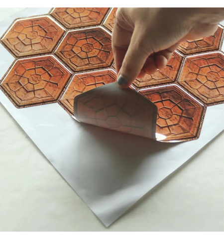 Orange Peel and Stick Backsplash Tiles | Kitchen Backsplash Tiles | Self Adhesive Tiles