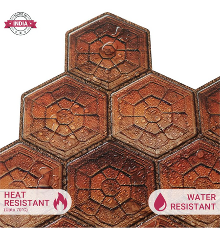 Orange Peel and Stick Backsplash Tiles | Kitchen Backsplash Tiles | Self Adhesive Tiles