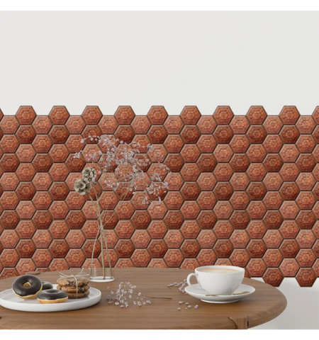 Orange Peel and Stick Backsplash Tiles | Kitchen Backsplash Tiles | Self Adhesive Tiles