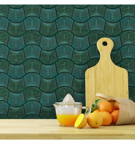 Peel and Stick Kitchen Backsplash Tile: Waterproof Self Adhesive Wall Decor