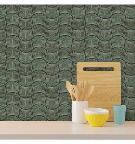 Peel and Stick Kitchen Backsplash Tile: Waterproof Self Adhesive Wall Decor