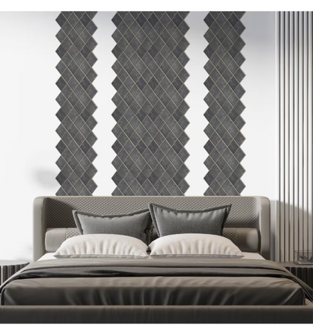 Charcoal Grey Peel and Stick Wall Tile