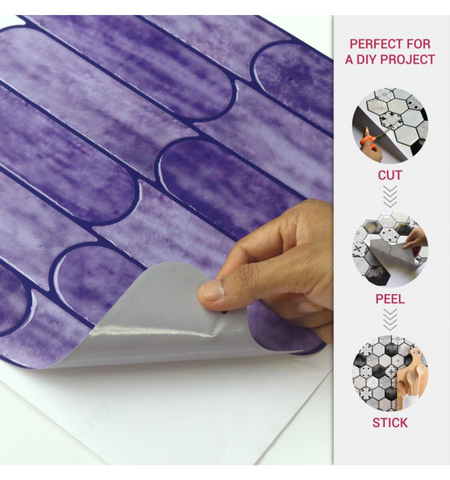 Indigo Peel and Stick Wall Tile