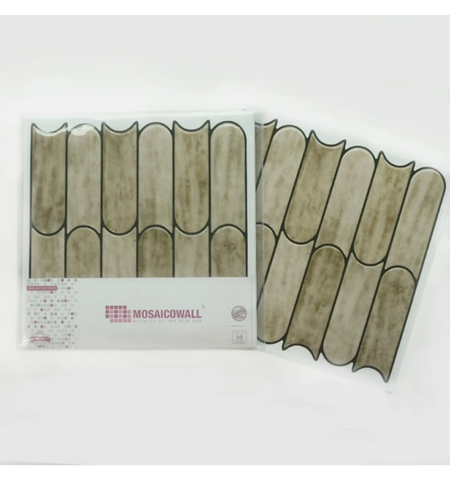 Sage Green Bullet Tile Peel and Stick Tile