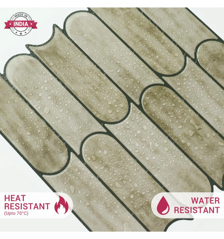 Sage Green Bullet Tile Peel and Stick Tile