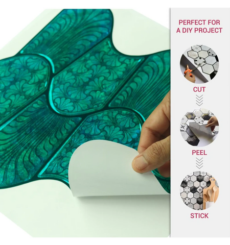 Peel and Stick Wall Tile: Kitchen Backsplash, Self Adhesive