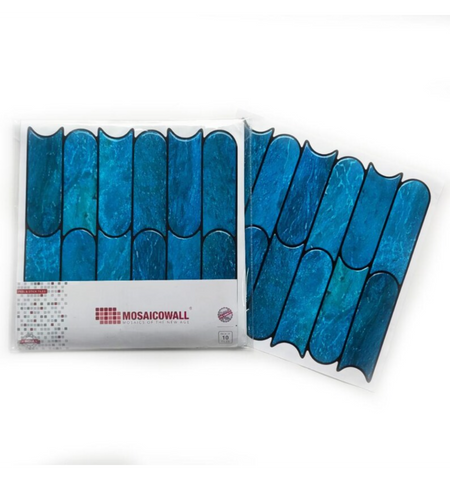 Navy Blue Capsule Peel and Stick Backsplash Tiles