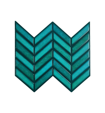 Teal Blue Peel And Stick Wall Tile | Kitchen Backsplash Tiles | Self Adhesive Tiles For Home Décor